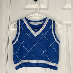 Cute Cropped Sweater Vest